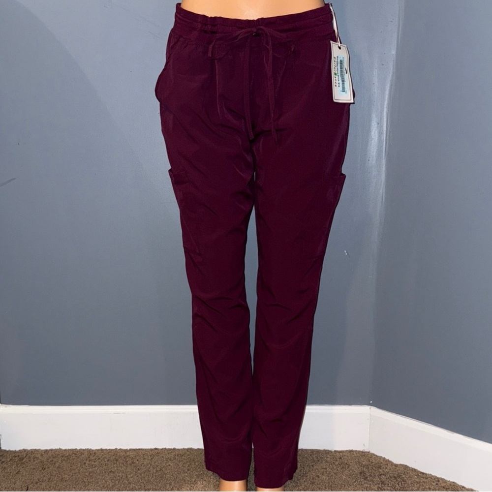 GT Performance Scrub Pants - Wine Colored, Size XL - Picture 2 of 9